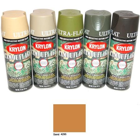 Hollywood Props & Sales • Expendables • Paint- Spray Cans • Krylon  Camouflage - Sand Arena